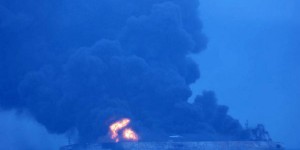 Marins disparus et pétrolier en flammes en mer de Chine