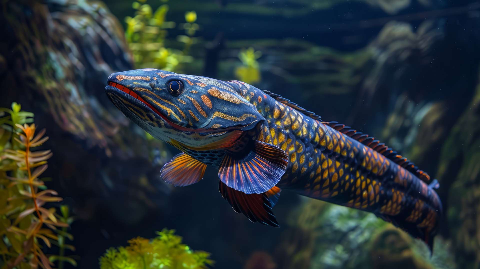 Étrangeté du vivant : un poisson à tête de serpent qui respire de l'air et rampe sur Terre !?