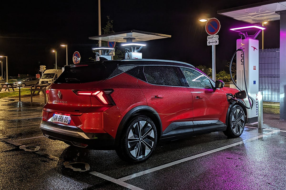 Essai – Renault Scenic e-Tech : les temps de recharge et de voyage de notre Supertest