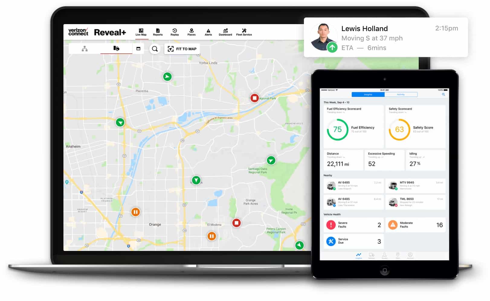 Gestionnaires de flotte : Verizon Connect lance un outil télématique d’aide à l’électrification