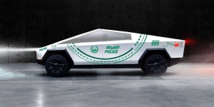 La police de Dubaï présente son Tesla Cybertruck