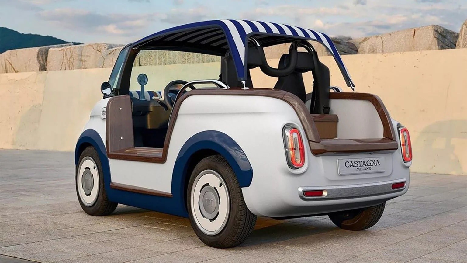 On adore cette Fiat Topolino transformée en voiture de plage (mais c’est horriblement cher)