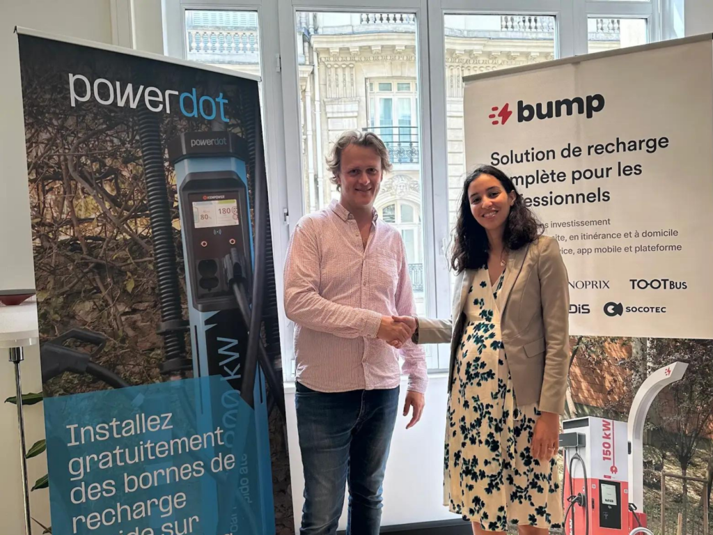 Electrification des flottes d’entreprises : Bump et Powerdot unissent leurs forces