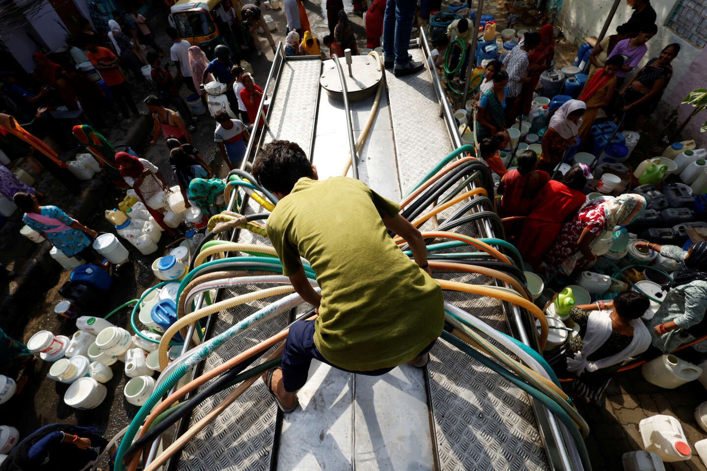 La guerre de l’eau fait rage à Delhi, écrasée par une canicule historique