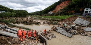 En Chine, des pluies diluviennes font au moins 30 morts et 35 disparus