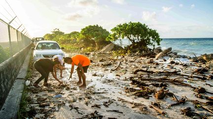 EN IMAGES. Restaurant effondré, cimetière englouti, port abandonné... Dans les îles du Pacifique, la montée des eaux bouleverse la vie des habitants