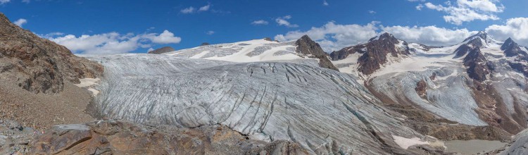 Des images saisissantes du recul accéléré depuis 3 ans d’un grand glacier des Alpes